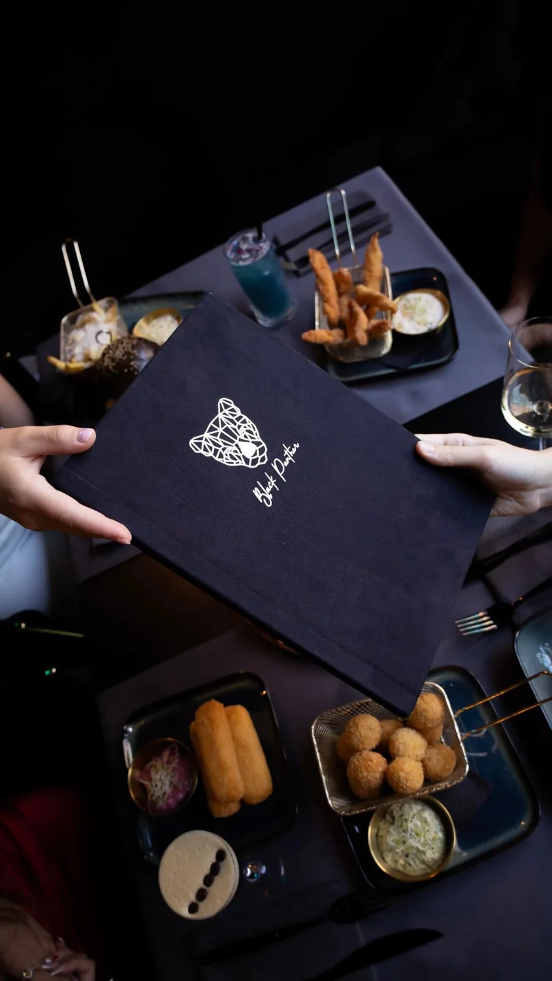 The menu handed across a table of starters